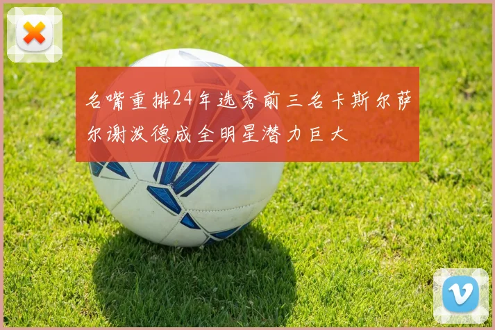 名嘴重排24年选秀前三名卡斯尔萨尔谢泼德成全明星潜力巨大