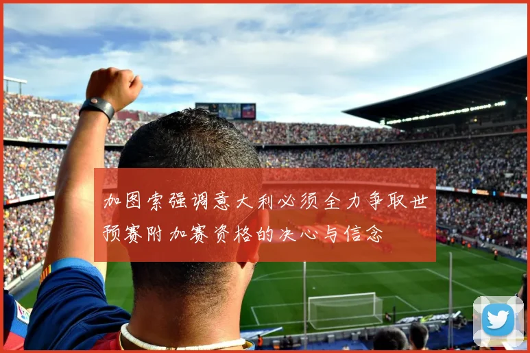 加图索强调意大利必须全力争取世预赛附加赛资格的决心与信念