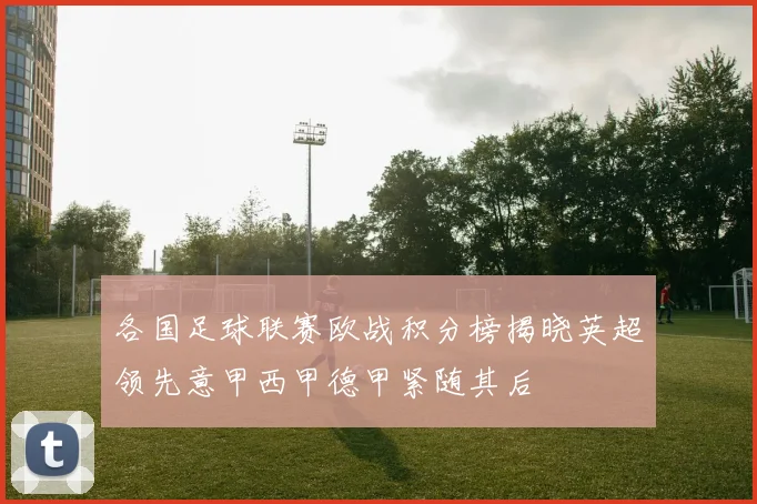 各国足球联赛欧战积分榜揭晓英超领先意甲西甲德甲紧随其后